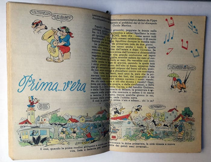 TOPOLINO LIBRETTO 12 Mondadori 1950 bollino pagina centrale - immagine 2