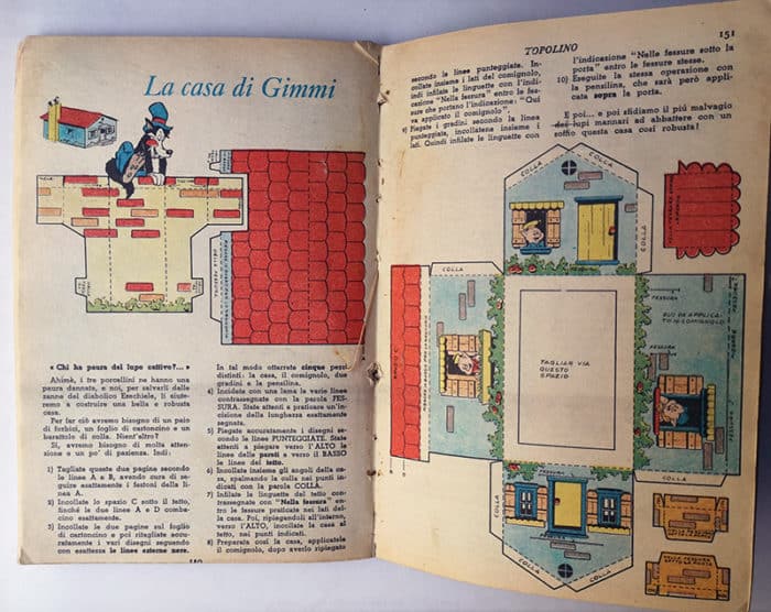 TOPOLINO LIBRETTO 14 Mondadori 1950 bollino pagina centrale - immagine 2