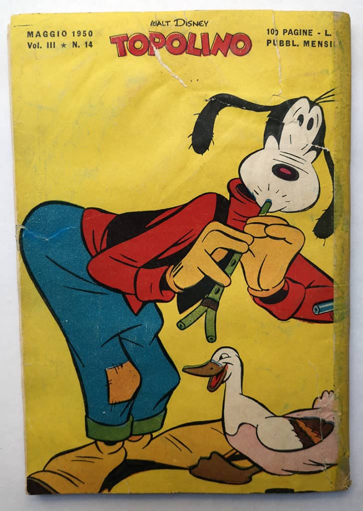 TOPOLINO LIBRETTO 14 Mondadori 1950 bollino pagina centrale - immagine 3