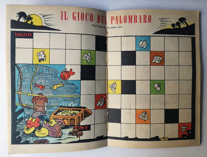 TOPOLINO LIBRETTO 18 Mondadori 1950 bollino pagina centrale - immagine 2
