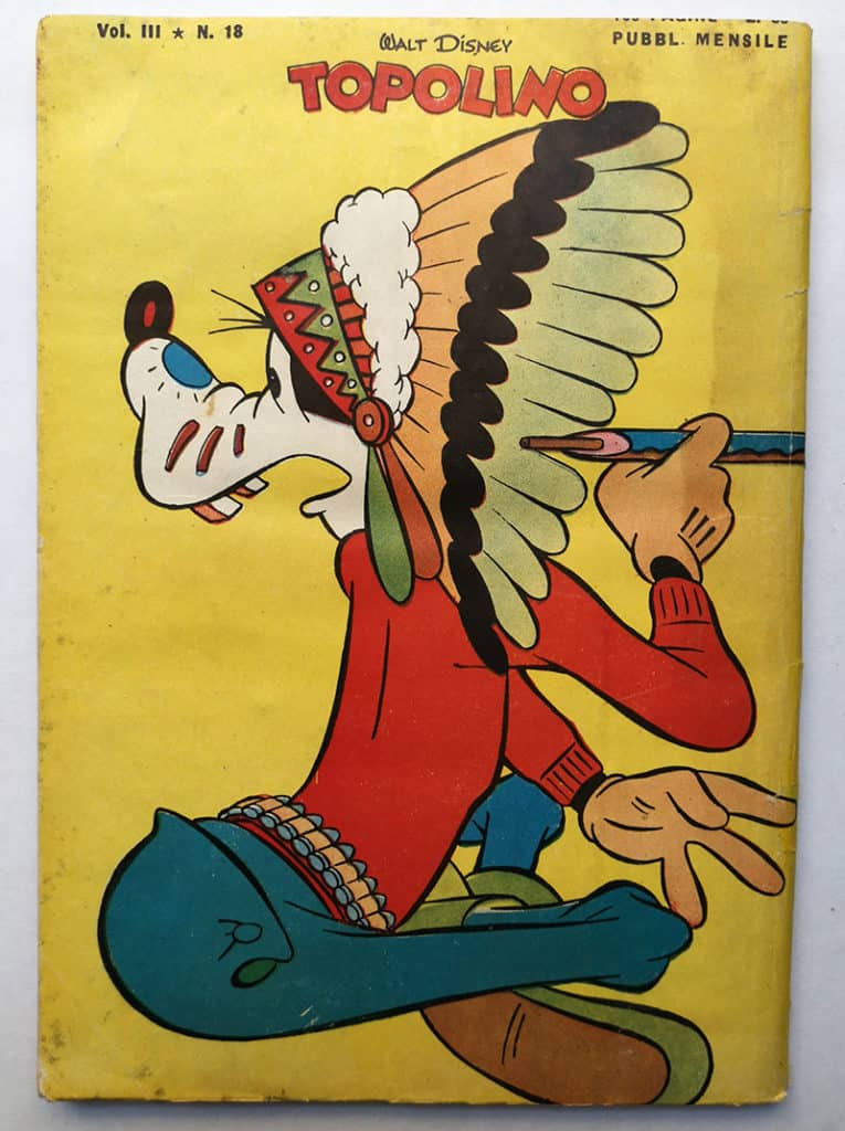 TOPOLINO LIBRETTO 18 Mondadori 1950 bollino pagina centrale - immagine 3