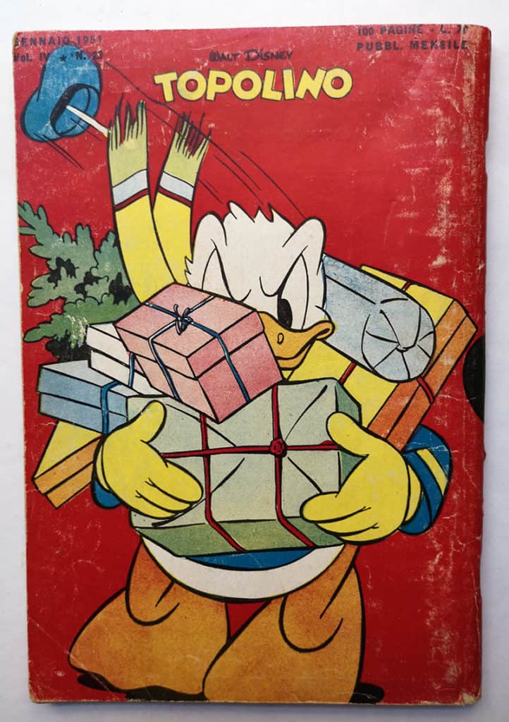 TOPOLINO LIBRETTO 23 Mondadori 1951 bollino pagina centrale - immagine 3
