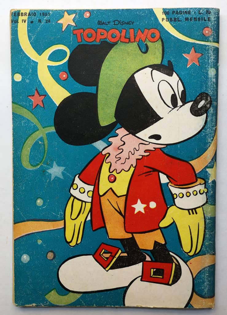 TOPOLINO LIBRETTO 24 Mondadori 1951 bollino pagina centrale - immagine 3