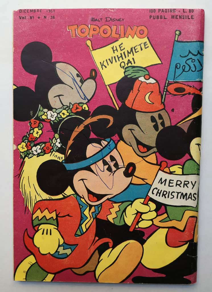 TOPOLINO LIBRETTO 36 Mondadori 1951 bollino pagina centrale - immagine 3