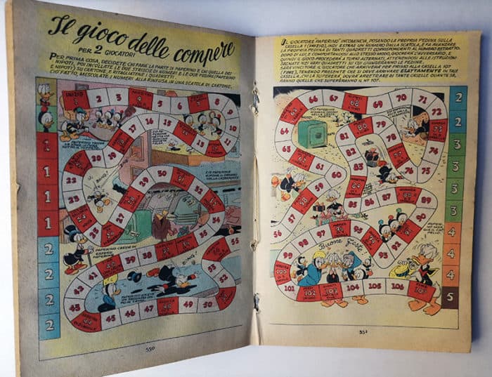 TOPOLINO LIBRETTO 42 Mondadori 1952 bollino pagina centrale - immagine 2