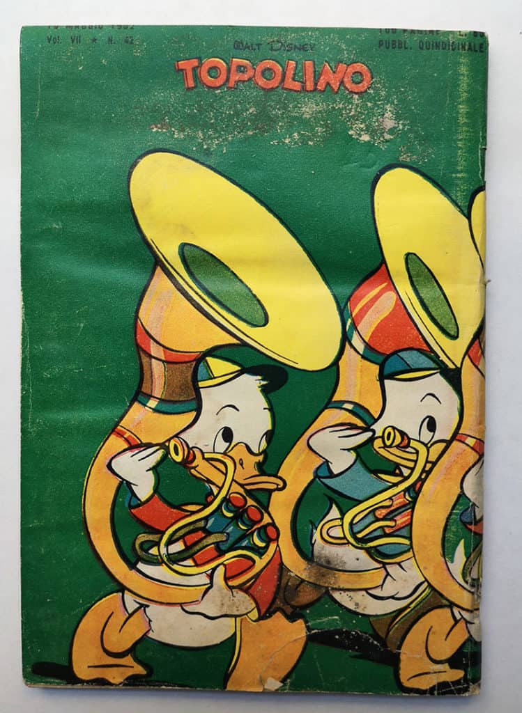 TOPOLINO LIBRETTO 42 Mondadori 1952 bollino pagina centrale - immagine 3