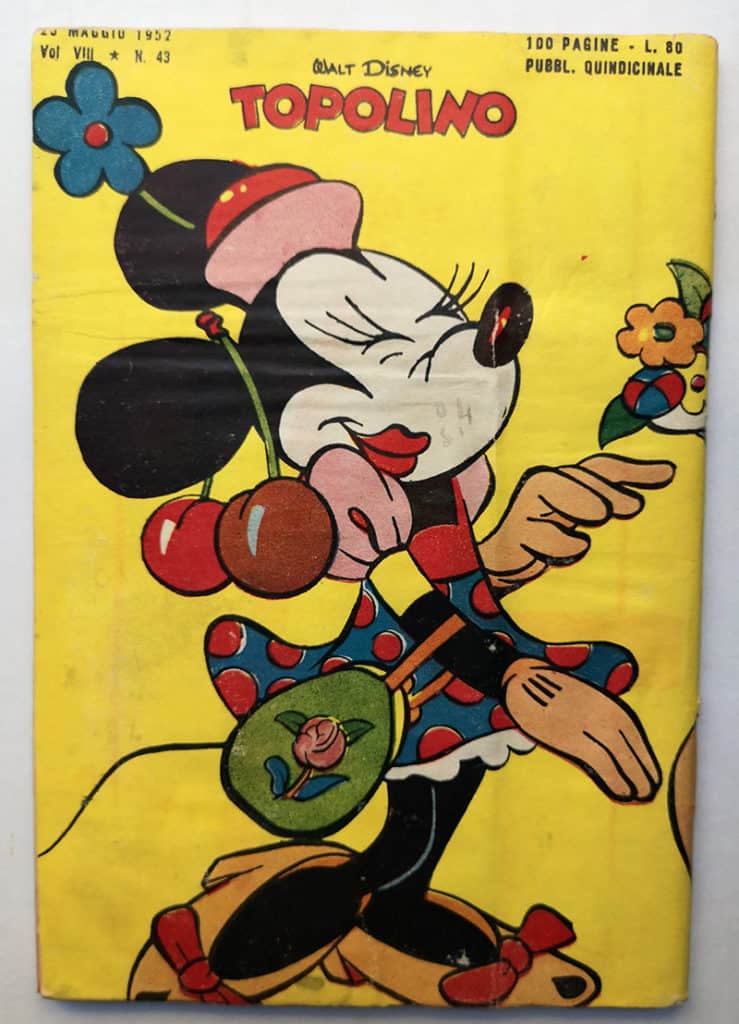 TOPOLINO LIBRETTO 43 Mondadori 1952 pagina centrale - immagine 3