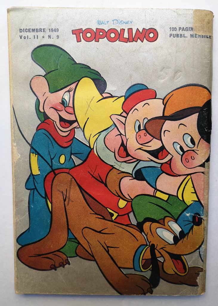 TOPOLINO LIBRETTO 9 Mondadori 1949 bollino pagina centrale - immagine 3