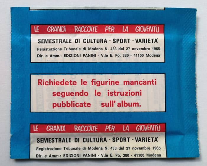 Bustina Sigillata Calciatori PANINI 1978-79 PACKET Tüte POCHETTE Sealed Mint - immagine 2