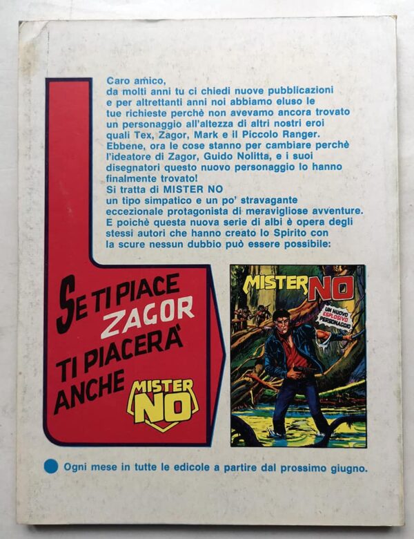 ZAGOR Zenith 169 DAIM PRESS 1975 La Scure e la Sciabola - immagine 3