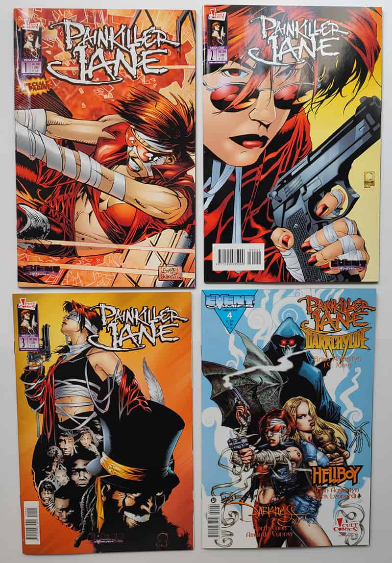 PAINKILLER JANE 1/3 + MEGA CULT 4 Darkchylde Darkness Hellboy