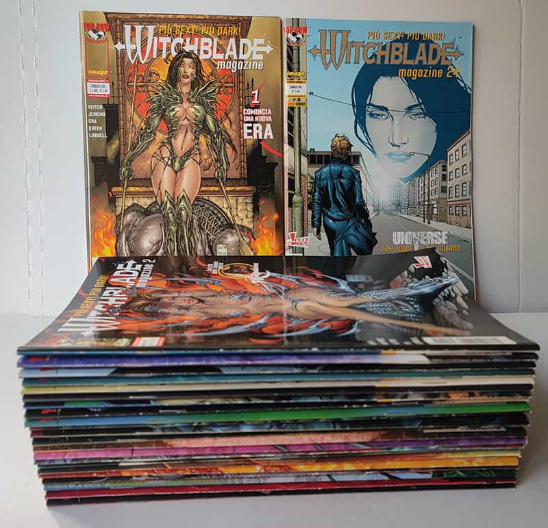 WITCHBLADE Magazine 1/24 Serie Completa CULT COMICS - immagine 2