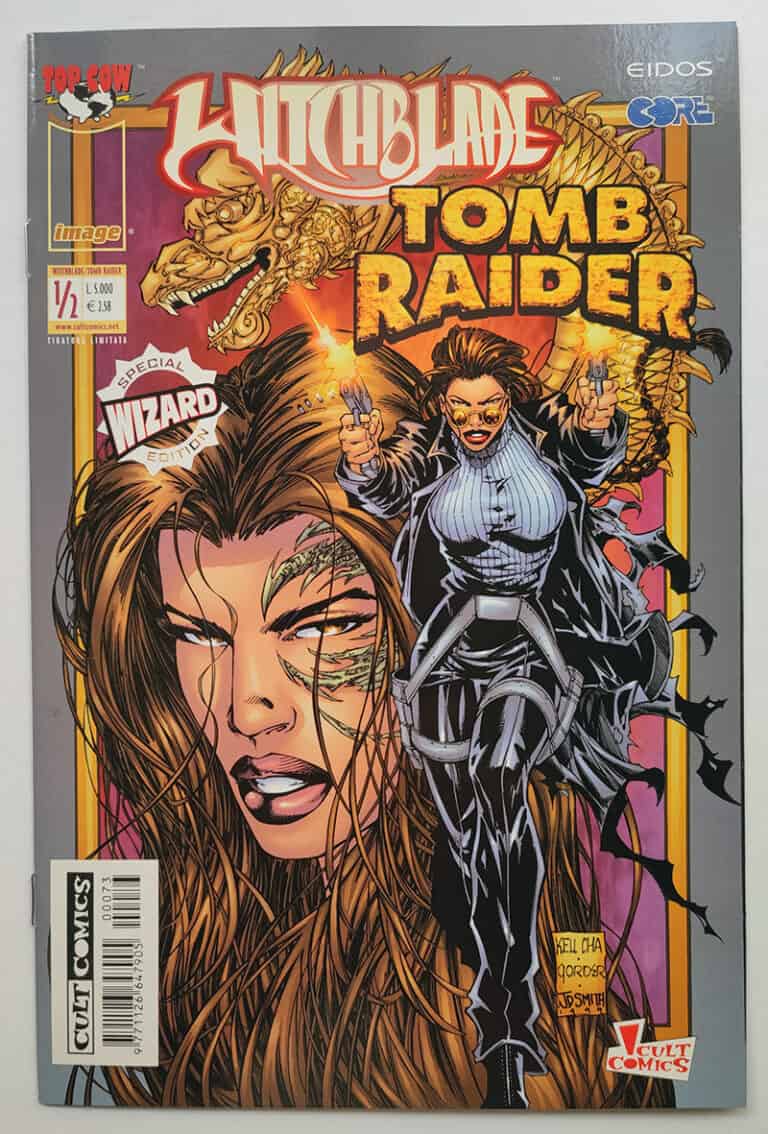 WITCHBLADE TOMB RAIDER 1/2 Cult Comics TIRATURA LIMITATA iCollezionisti