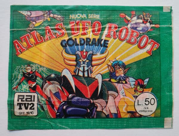 ATLAS UFO ROBOT GOLDRAKE Bustina