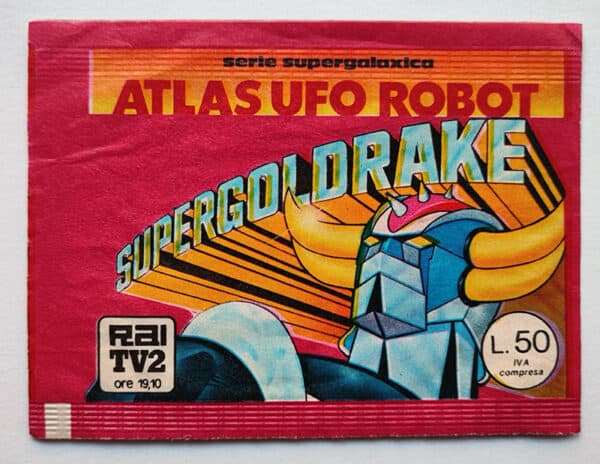 ATLAS UFO ROBOT Super GOLDRAKE Bustina