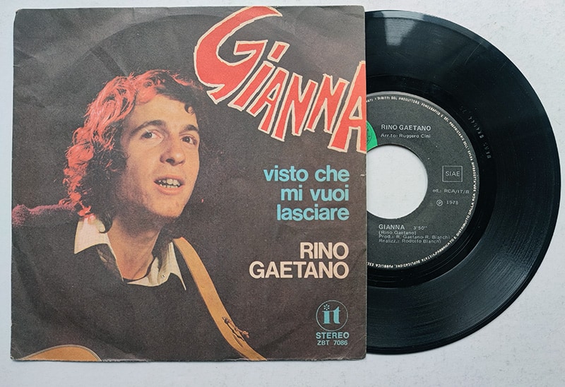 RINO GAETANO Gianna IT ZBT8086 Vinile 45 giri 7 - iCollezionisti