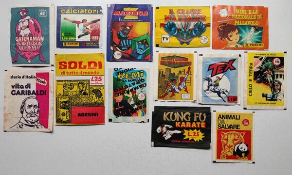Lotto 13 BUSTINE Figurine Assortite Calciatori
