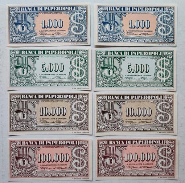 Banconote BANCA DI PAPEROPOLI