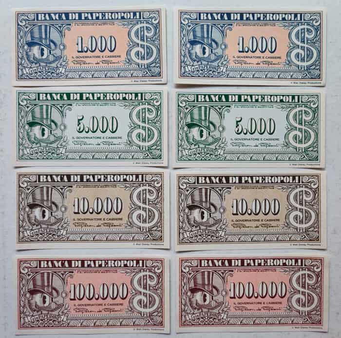 Banconote BANCA DI PAPEROPOLI