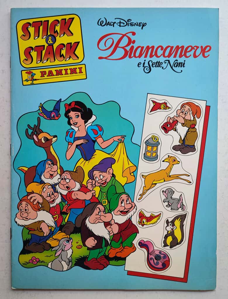 Album Figurine Panini STICK e STACK 16 Biancaneve 1989 - iCollezionisti