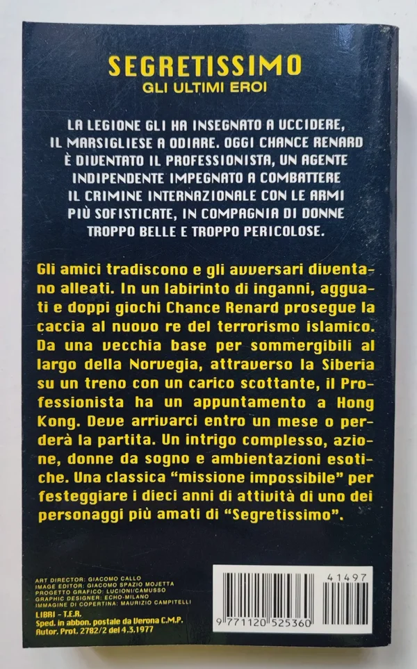 SEGRETISSIMO 1497 Il Professionista