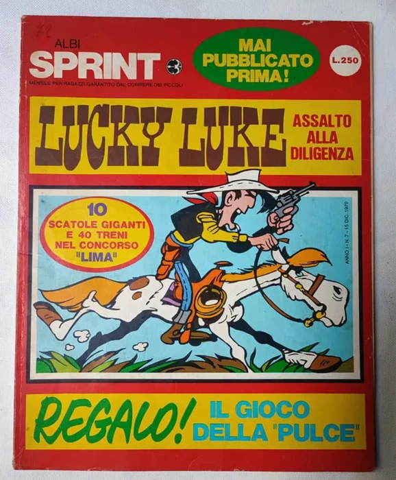 Albi Sprint anno I° n 7 LUCKY LUKE