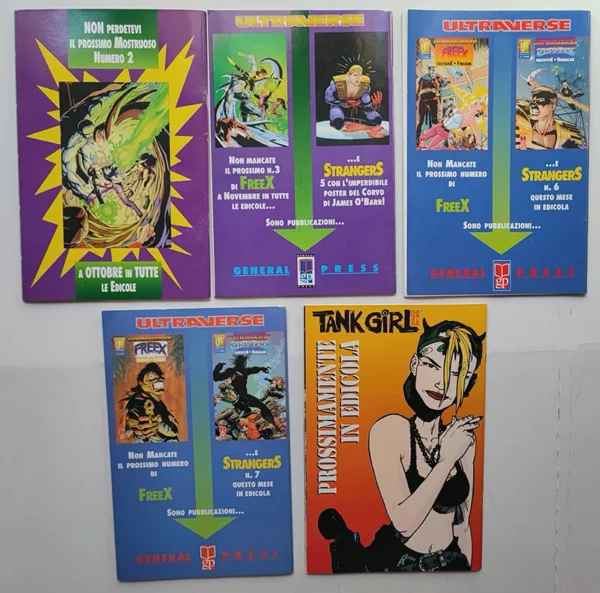Ultraverse FREEX Serie completa