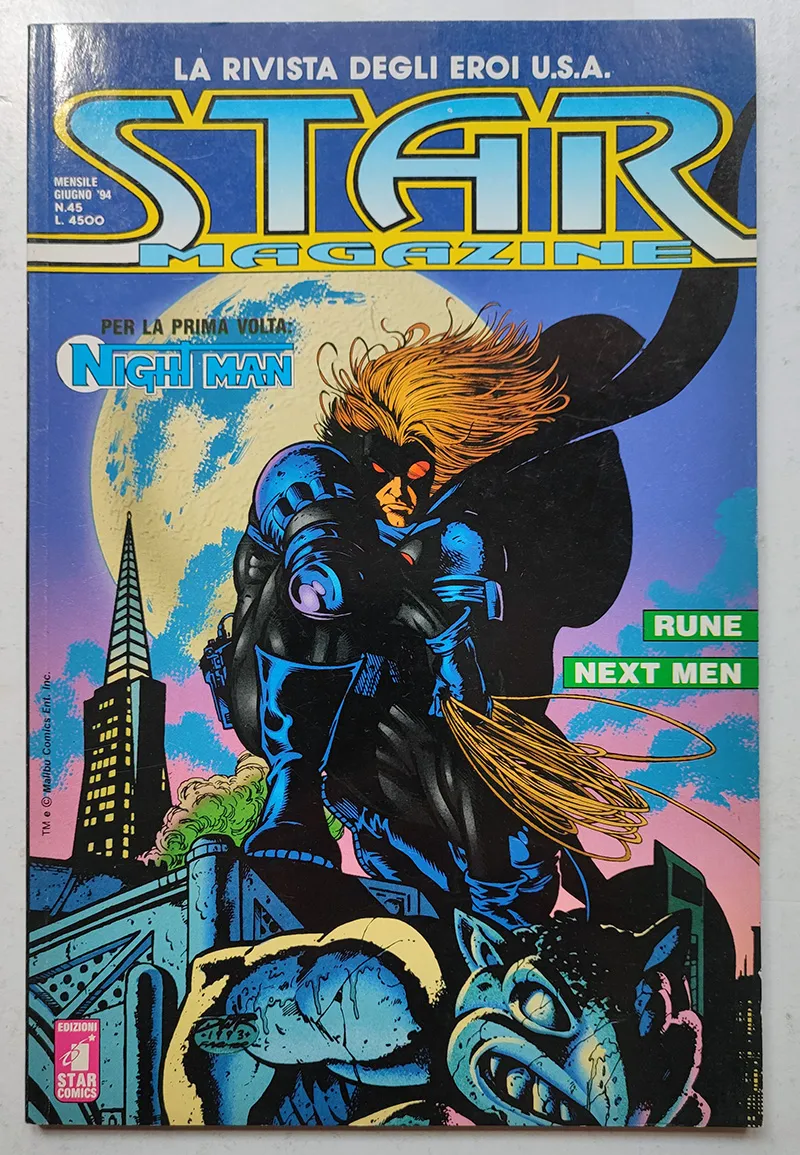 STAR MAGAZINE 45 Barry Windsor-Smith John Byrne NIGHT MAN