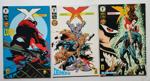 Lotto Completo COMICS' GREATEST WORLD X Vortex Barb Wire Catalyst - immagine 3