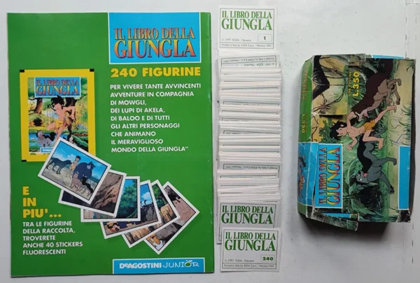 Album IL LIBRO DELLA GIUNGLA De Agostini + set figurine e box - immagine 3