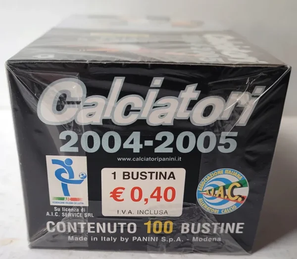 BOX CALCIATORI PANINI 2004