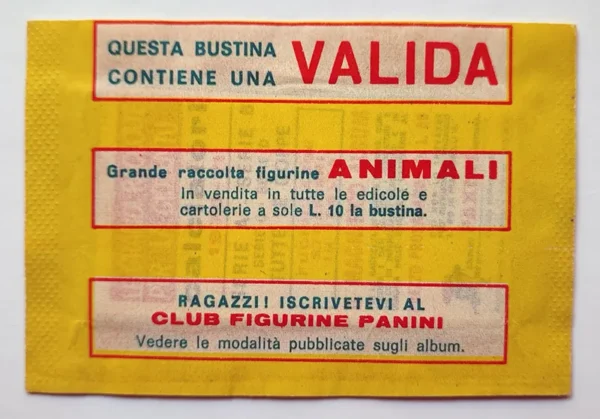 Bustina Sigillata CALCIATORI PANINI 1970-71