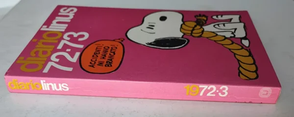 DIARIO LINUS 1972-73 Snoopy Milano Libri - immagine 3
