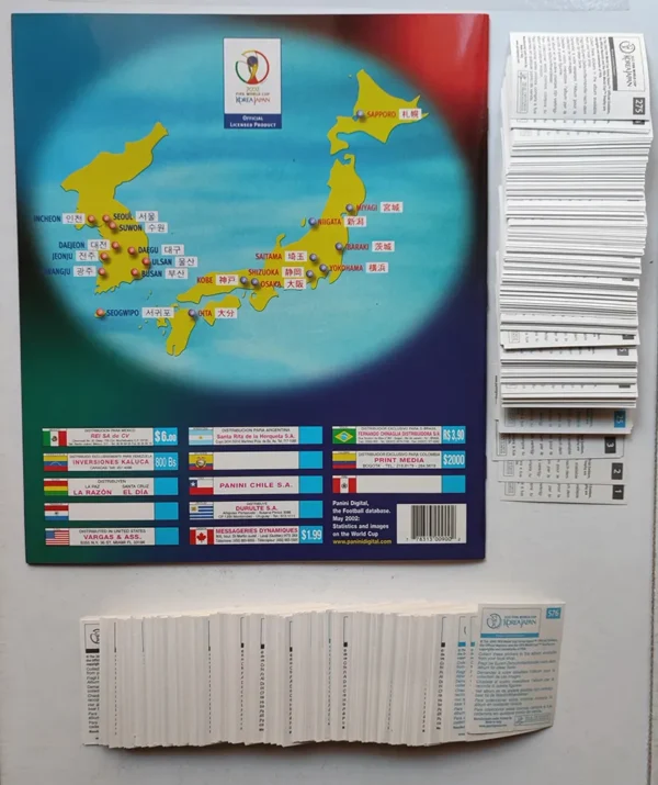Album PANINI WORLD CUP Korea Japan e set figurine