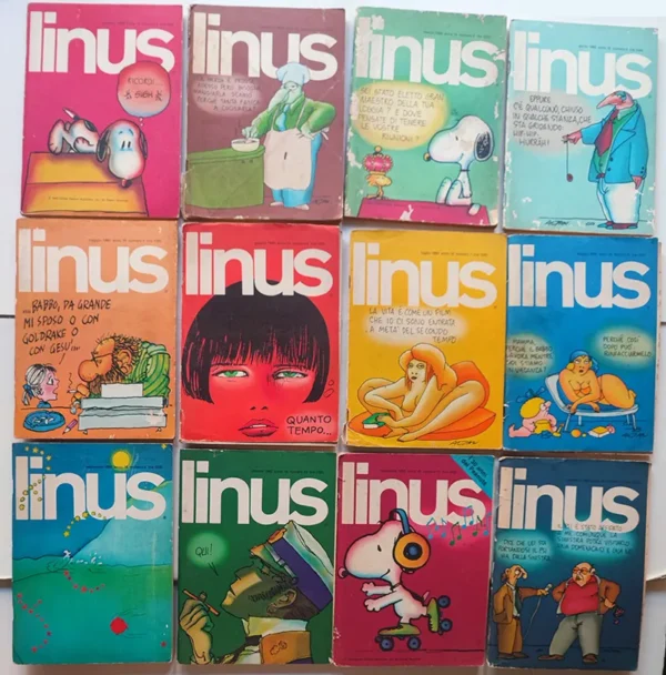 LINUS rivista a fumetti 12 numeri ANNATA COMPLETA 1980 iCollezionisti