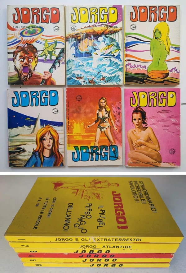 JORGO Ediz. Grafiche Italiane 1969 NUMERI a SCELTA