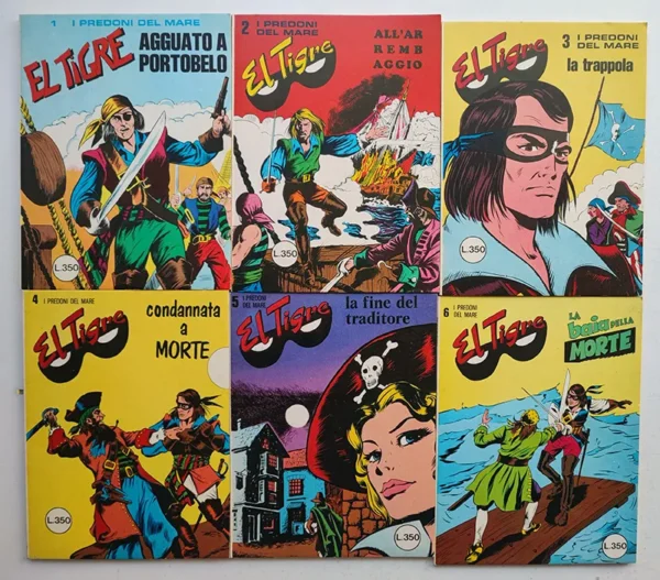 EL TIGRE i predoni del mare Serie Completa