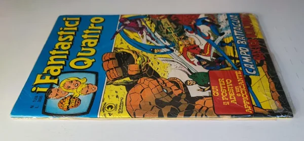 FANTASTICI QUATTRO 128 Poster ADESIVI Corno 1976 BLISTERATO - immagine 5