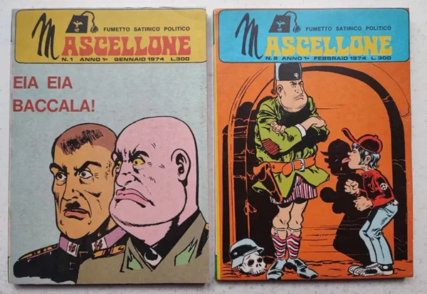 MASCELLONE fumetto satirico politico SERIE COMPLETA