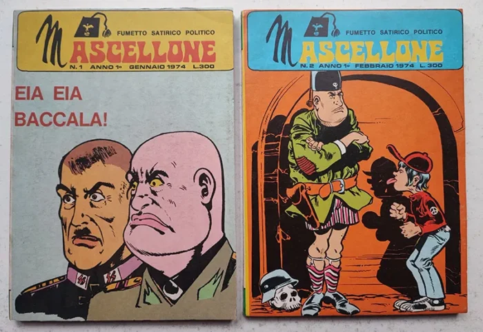 MASCELLONE fumetto satirico politico SERIE COMPLETA