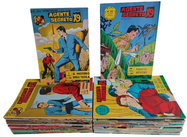 ALBI DELL'AVVENTUROSO Agente Segreto X-9 Completa