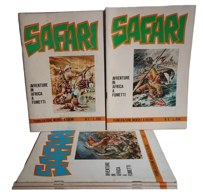 SAFARI avventure in Africa a fumetti