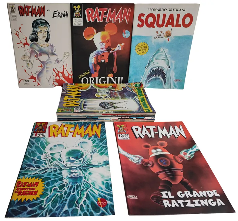 RAT-MAN autoprodotta ORIGINI Lo Squalo ERINNI Numeri a Scelta