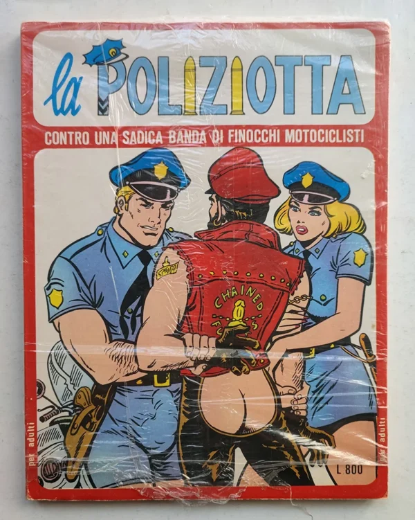 LA POLIZIOTTA Contro una sadica banda di finocchi motociclisti
