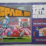 Letraset Action Transfers Super Action Heroes SPACE 1999 Terror of the Planet Cyborg
