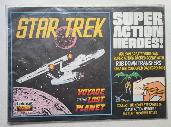 Letraset Action Transfers Super Action Heroes STAR TREK