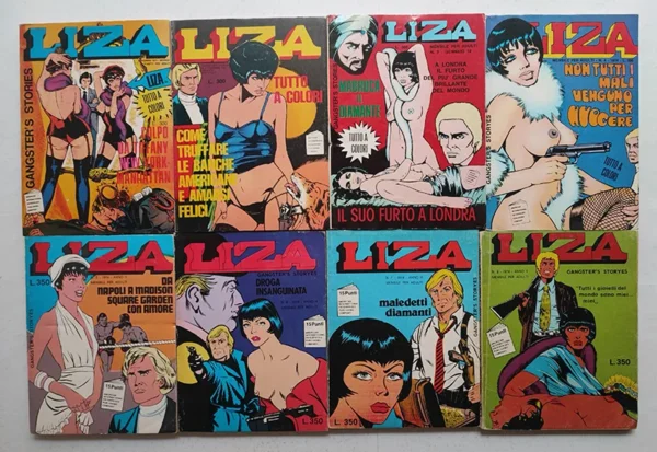 LIZA gangster's stories 1/8 Completa AMERICAN INTERNATIONAL - immagine 3