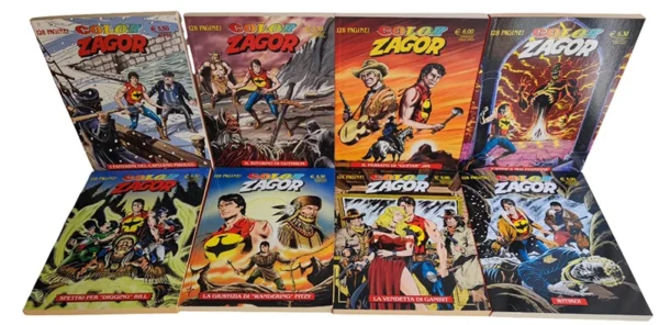COLOR ZAGOR 1/10 Bonelli NUMERI A SCELTA