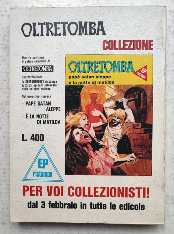 OLTRETOMBA Collezione 1 EDIPERIODICI 1977 - immagine 3