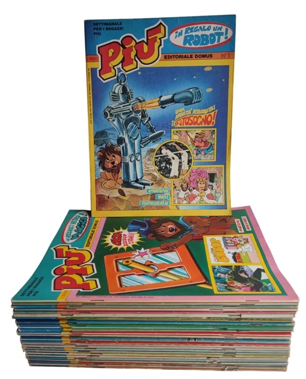 PIÙ e il suo gioco EDITORIALE DOMUS